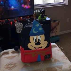 2020 Mickey Sorcerer Loungefly Mini Backpack
